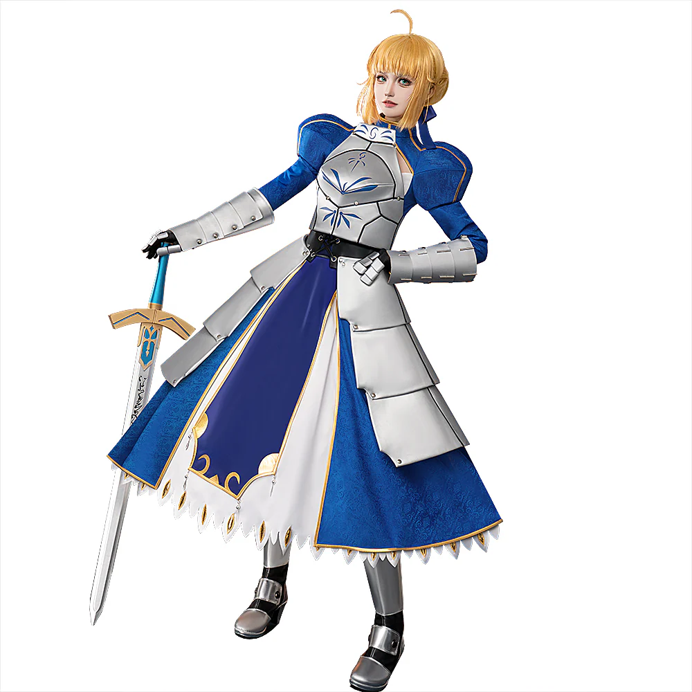 DokiDoki-R Game Fate/stay night Cosplay  Chalice Arturia Pendragon Alter Saber Cosplay  Costume FGO - Image 5