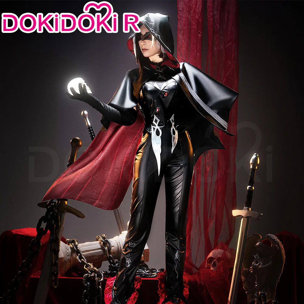 【Ready For Ship】DokiDoki-R Game Genshin Impact Cosplay Arlecchino Assassin Costume - Image 3