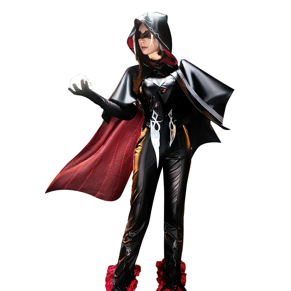 【Ready For Ship】DokiDoki-R Game Genshin Impact Cosplay Arlecchino Assassin Costume - Image 9