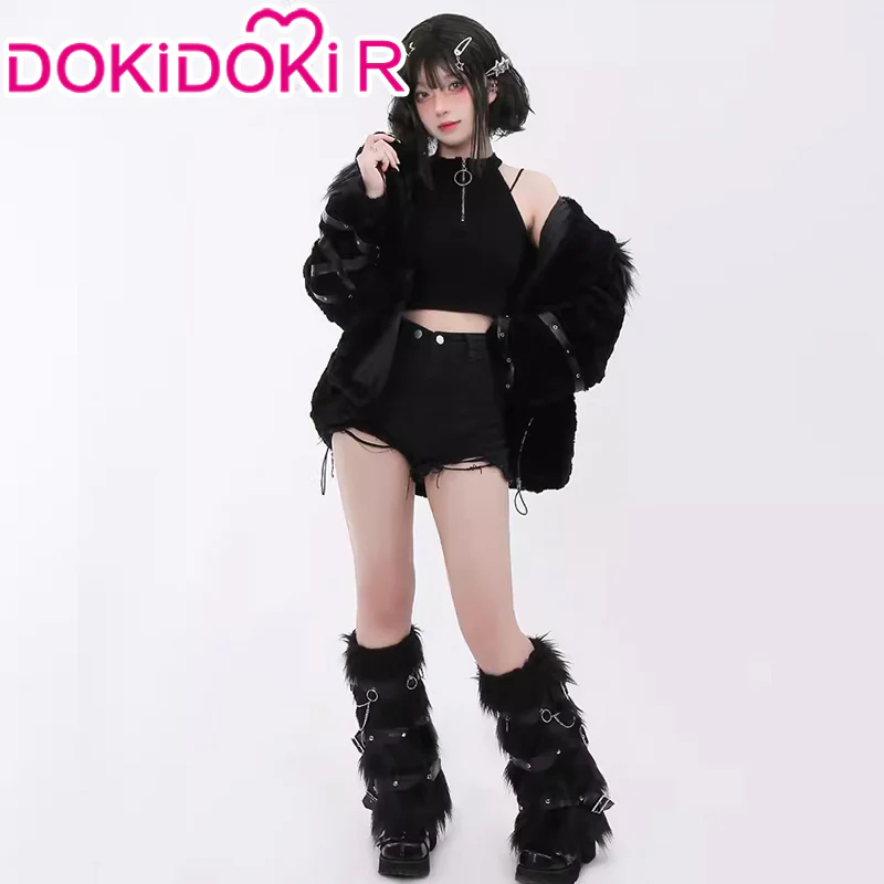 【IN STOCK】DokiDoki-R Game Genshin Impact Cosplay Fontaine Wriothesley Costume Furry Coat Doujin Casual Wear - Image 5