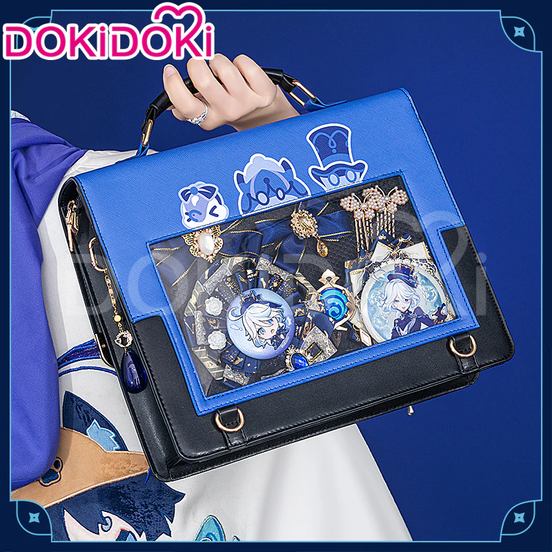 【In Stock】DokiDoki Game Genshin Impact Cosplay Furina Itabag Bag Doujin - Image 4
