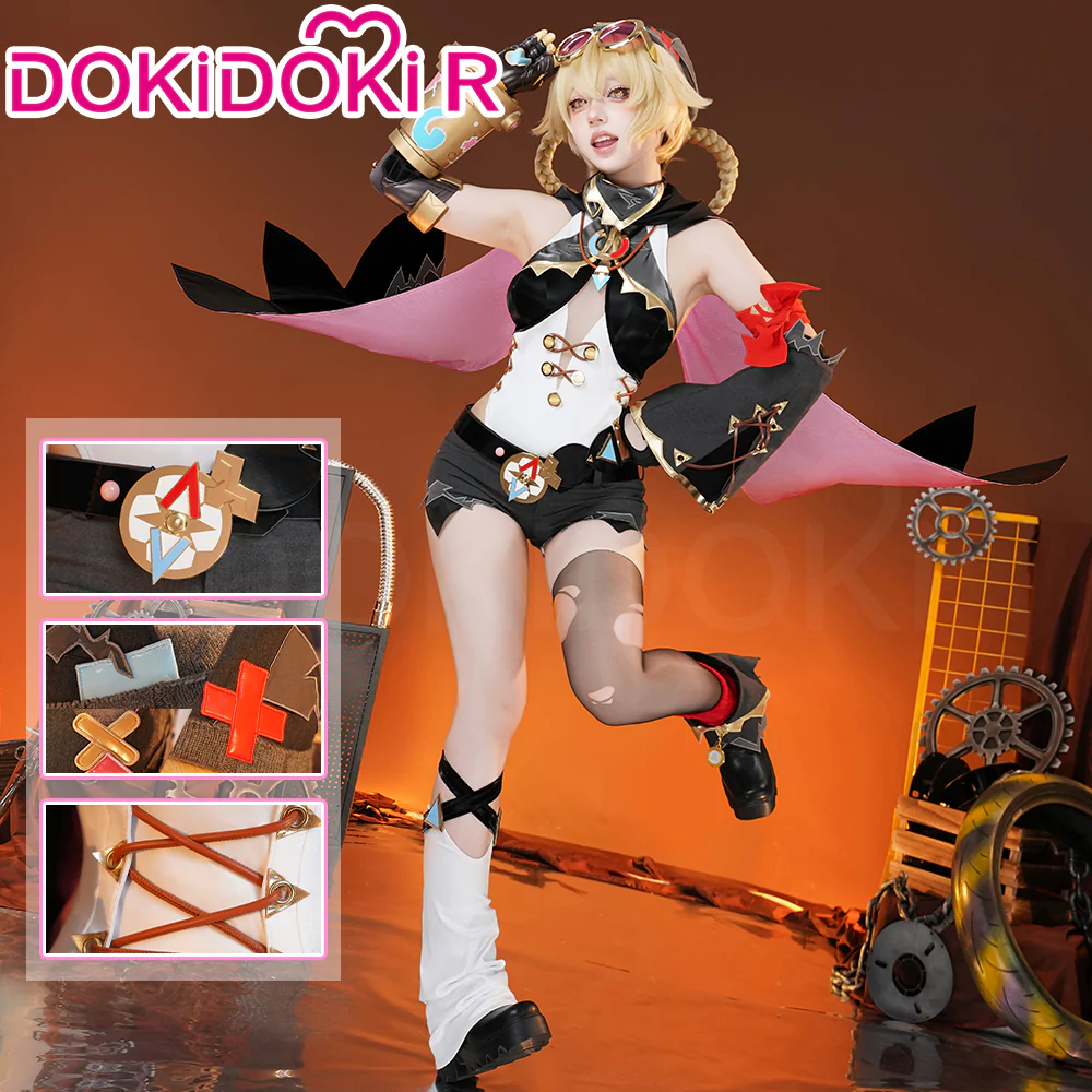 【Partially Ready For Ship】DokiDoki-R Game Genshin Impact Cosplay Jahoda Costume Song of the Welkin Moon Nod Krai
