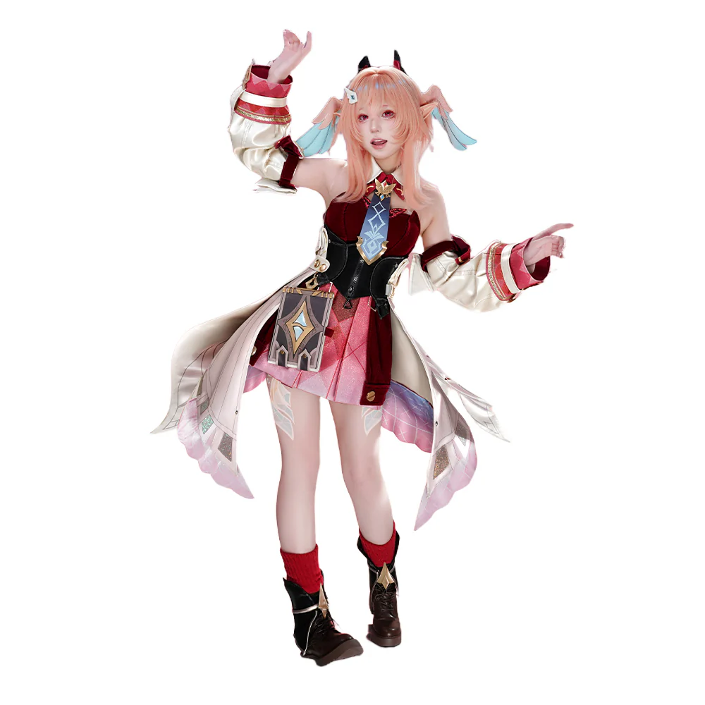 DokiDoki-R Game Genshin Impact Cosplay Linnea Costume / Bag - Image 6