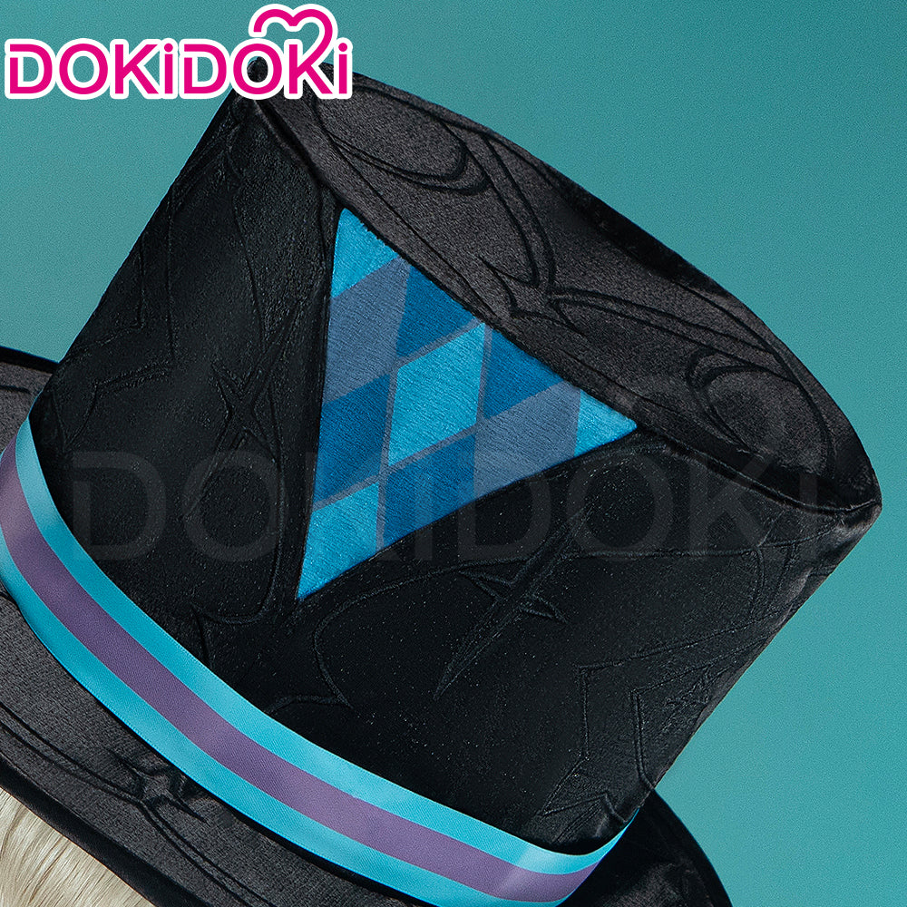 【Partial Size Ready For Ship】【Size S-2XL】【Magical Hat 】DokiDoki-R Game Genshin Impact Cosplay Fontaine Lynette Costume / Hat Magician Women - Image 10