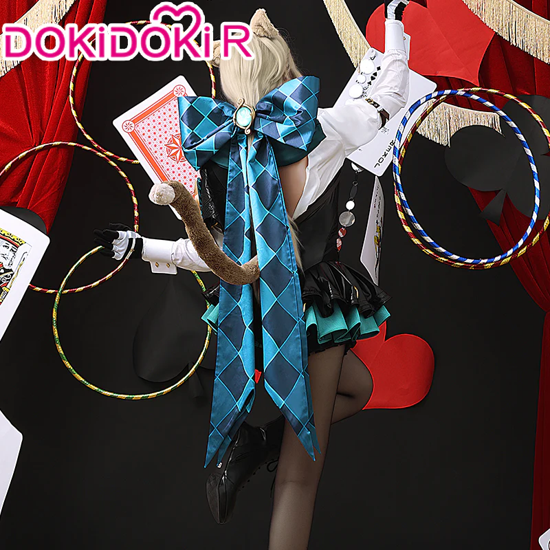 【Partial Size Ready For Ship】【Size S-2XL】【Magical Hat 】DokiDoki-R Game Genshin Impact Cosplay Fontaine Lynette Costume / Hat Magician Women - Image 3