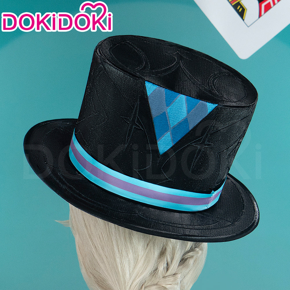 【Partial Size Ready For Ship】【Size S-2XL】【Magical Hat 】DokiDoki-R Game Genshin Impact Cosplay Fontaine Lynette Costume / Hat Magician Women - Image 9