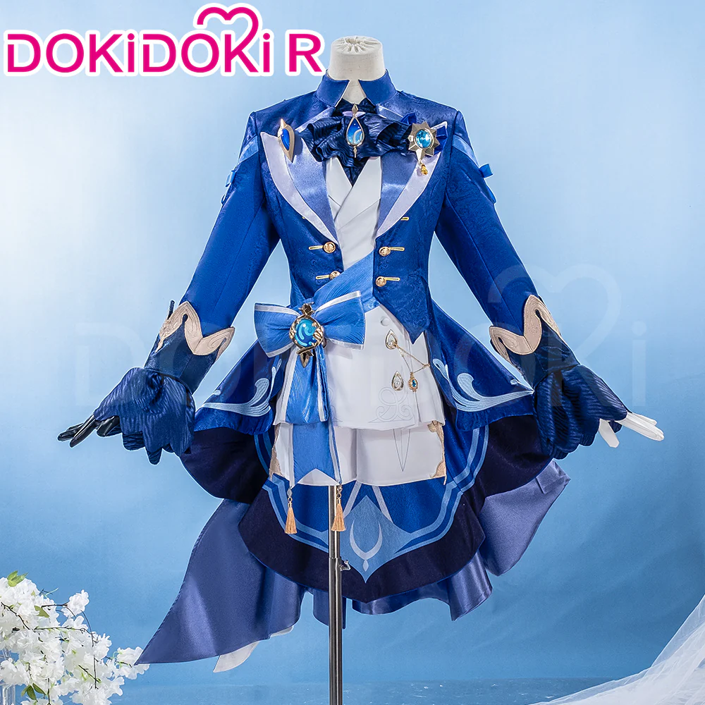 【IN STOCK】DokiDoki-R Game Genshin Impact Furina Costume Dress Focalors Fontaine - Image 2