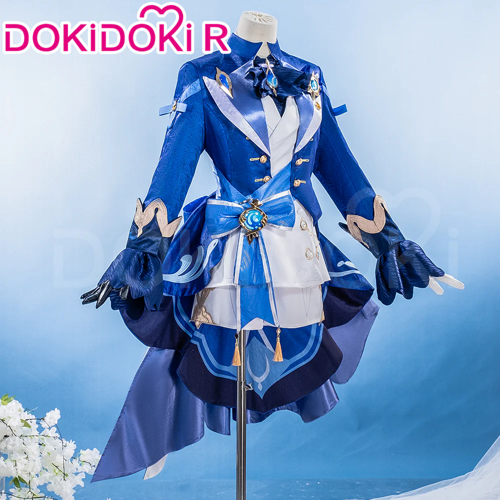 【IN STOCK】DokiDoki-R Game Genshin Impact Furina Costume Dress Focalors Fontaine - Image 4
