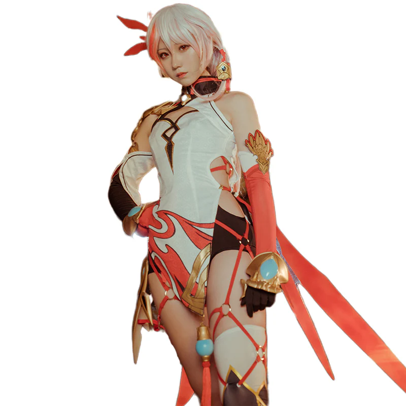 【Ready For Ship】【Last Batch】DokiDoki-R Game Honkai Impact 3 Cosplay Fu Hua Phoenix Costume Fuhua - Image 5