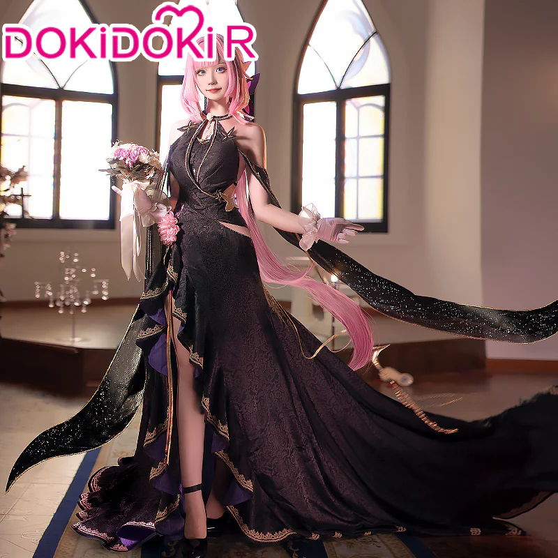 【In Stock】DokiDoki-R Game Honkai Impact 3rd Cosplay Elysia Costume Party Dress