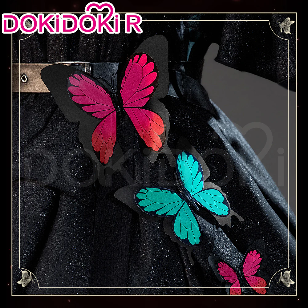 【In Stock】DokiDoki-R Game Honkai Impact 3rd Cosplay Seele Vollerei Costume Black Dress Papilio Lily - Image 4