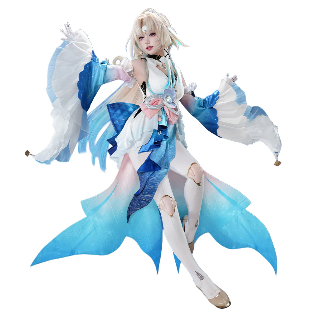 DokiDoki-R Game Honkai: Star Rail Cosplay Pearl Costume Ten Stonehearts - Image 5