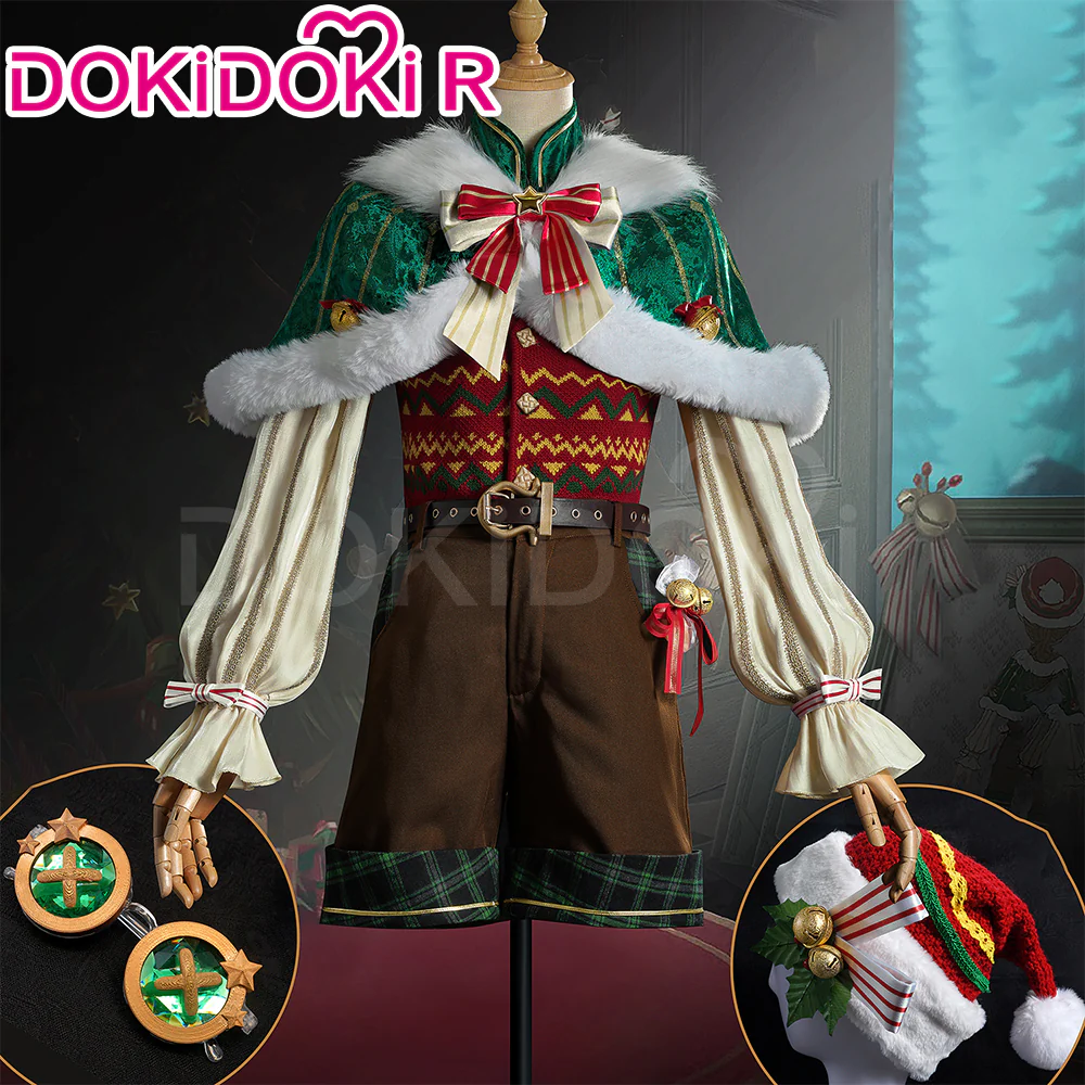 【Size S-2XL】DokiDoki-R Game Cosplay Identiity V Cosplay Painter Christmas Eve Idv Costume / Hat