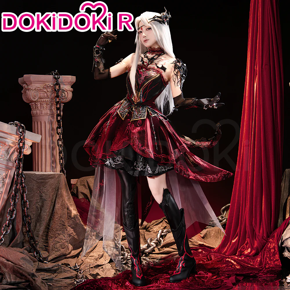 【Partially Ready For Ship】【Size XS-2XL】DokiDoki-R Game Love And Deepspace Cosplay Main Character Protagonist Where Drakeshadows Fall Costume Sylus MC Scarlet Passion