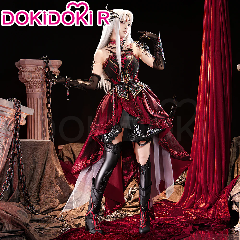 【Partially Ready For Ship】【Size XS-2XL】DokiDoki-R Game Love And Deepspace Cosplay Main Character Protagonist Where Drakeshadows Fall Costume Sylus MC Scarlet Passion - Image 2