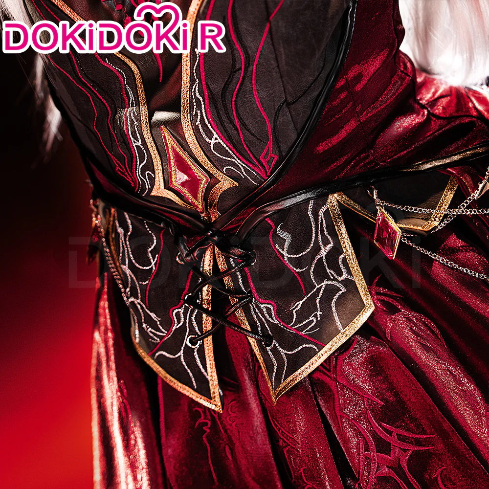 【Partially Ready For Ship】【Size XS-2XL】DokiDoki-R Game Love And Deepspace Cosplay Main Character Protagonist Where Drakeshadows Fall Costume Sylus MC Scarlet Passion - Image 4