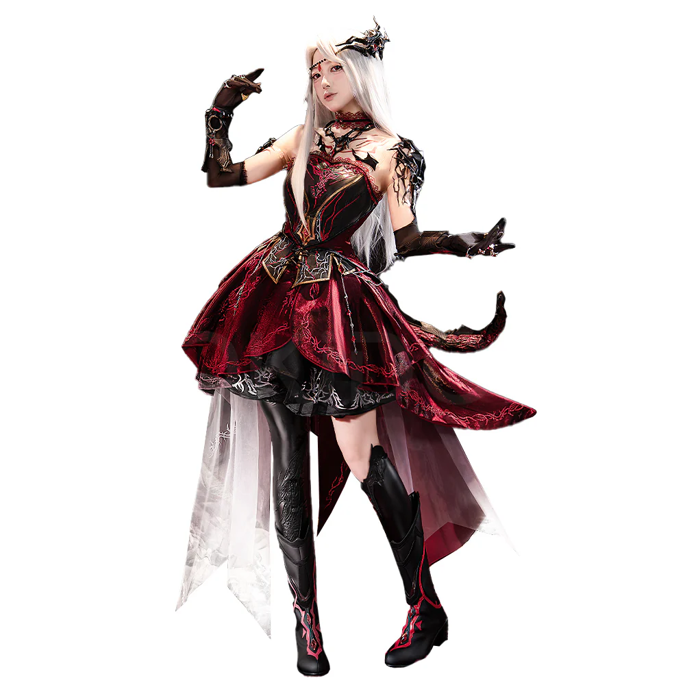 【Partially Ready For Ship】【Size XS-2XL】DokiDoki-R Game Love And Deepspace Cosplay Main Character Protagonist Where Drakeshadows Fall Costume Sylus MC Scarlet Passion - Image 5