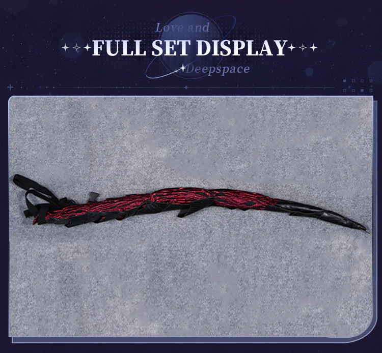 【Partially Ready For Ship】【Size XS-2XL】DokiDoki-R Game Love And Deepspace Cosplay Main Character Protagonist Where Drakeshadows Fall Costume Sylus MC Scarlet Passion - Image 6