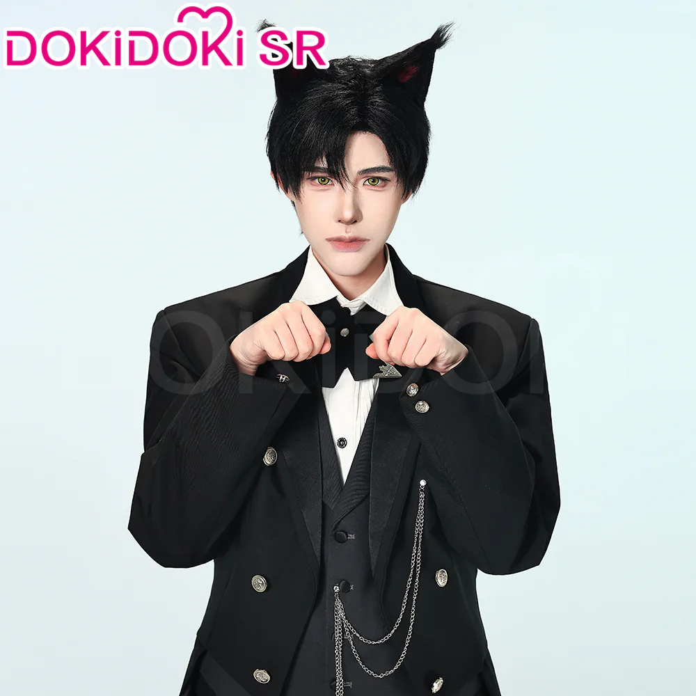 DokiDoki-SR Game Love and Deepspace Cosplay Rafayel Tailwag Moment / Xavier Floof Attack / Zayne Fluffy Treatment / Sylus Goodcat Code Cat Suit Costume - Image 6