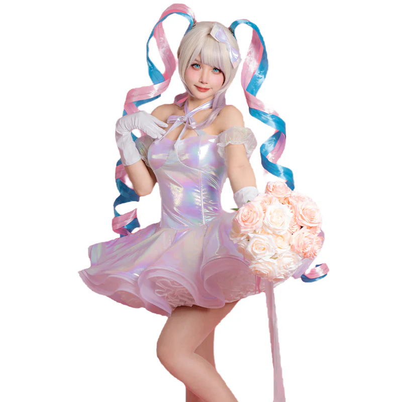 【Partially Ready For Ship】【In Stock】DokiDoki-R Game NEEDY GIRL OVERDOSE Cosplay kangel Costume Skirt - Image 5