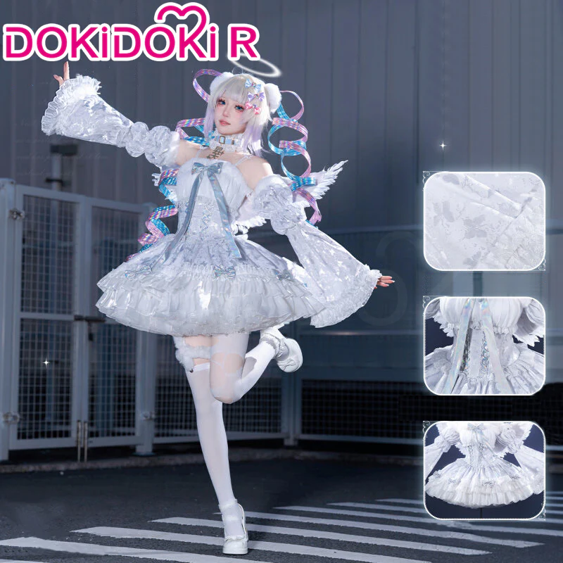 DokiDoki-R Game NEEDY GIRL OVERDOSE Cosplay KAngel Cospaly Costume Angel Suit Cute