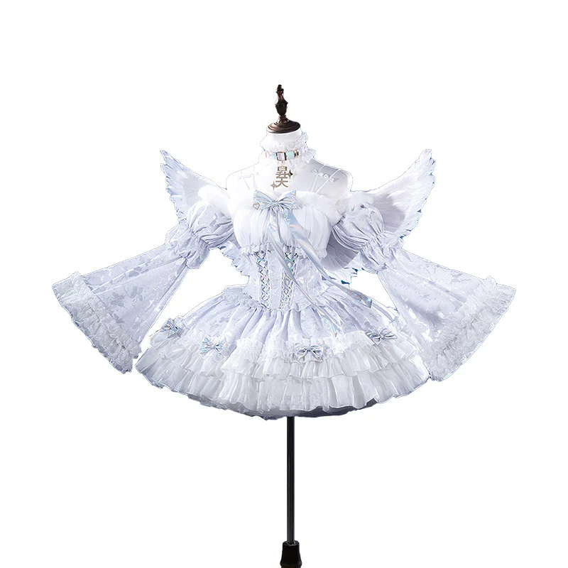 DokiDoki-R Game NEEDY GIRL OVERDOSE Cosplay KAngel Cospaly Costume Angel Suit Cute - Image 5