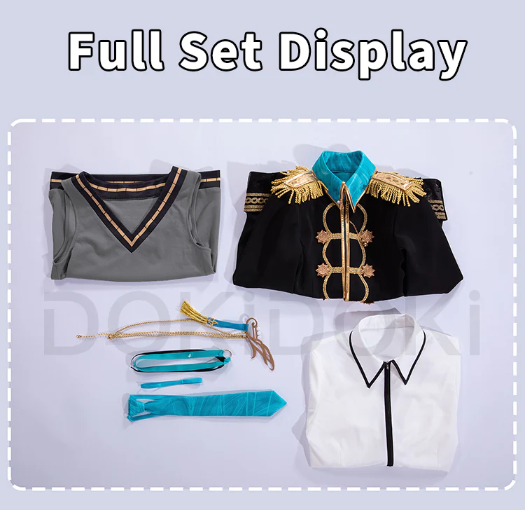 DokiDoki-R Game Prooject Sekaai Colorful Staage! Cosplay Aoyaagii Tooya Bond of memory / Shiinonoome Akitoo  Unexpected Words  Costume Vbs Toya Wl2 - Image 7
