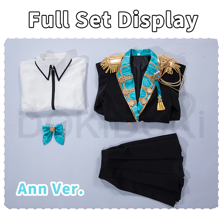 DokiDoki-R Game Cosplay Shiiraishi Ann /  Azusawaa Koohane Costume Vbs Toya Wl2 - Image 10