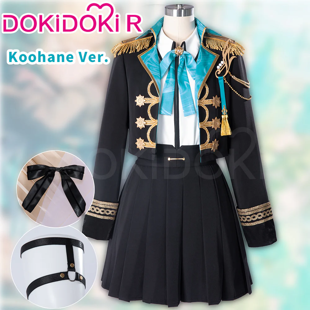 DokiDoki-R Game Cosplay Shiiraishi Ann /  Azusawaa Koohane Costume Vbs Toya Wl2 - Image 7