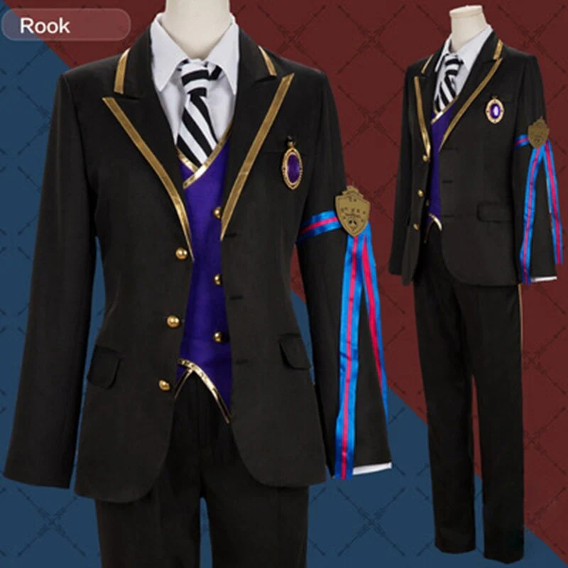 Dokidoki-R Game Cosplay Costume Student Suit - Image 18