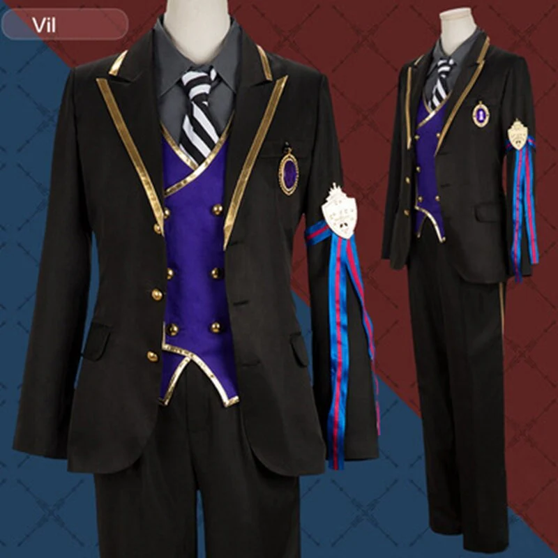 Dokidoki-R Game Cosplay Costume Student Suit - Image 21