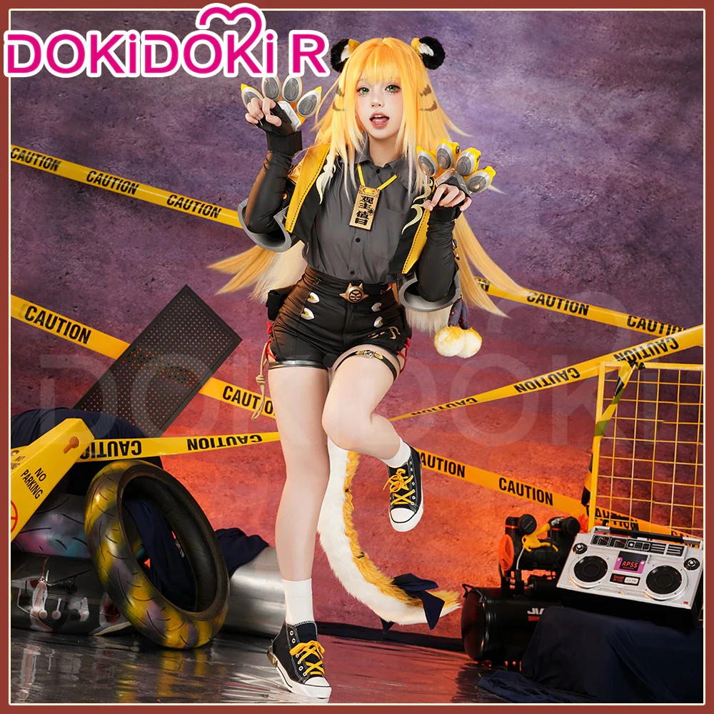 【In Stock】DokiDoki-R Game Zenless Zone Zero Cosplay JuFufu Costume / Tail / Ears Ju Fu Fu ZZZ - Image 3