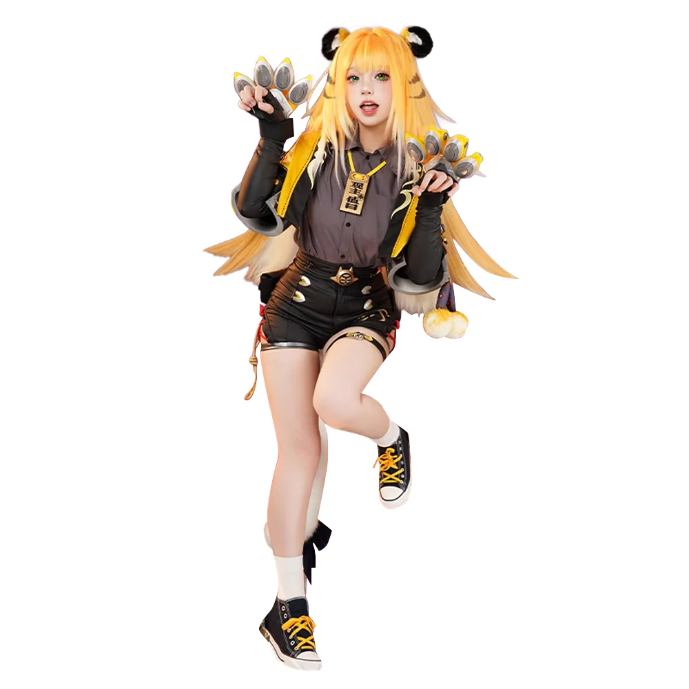【In Stock】DokiDoki-R Game Zenless Zone Zero Cosplay JuFufu Costume / Tail / Ears Ju Fu Fu ZZZ - Image 6