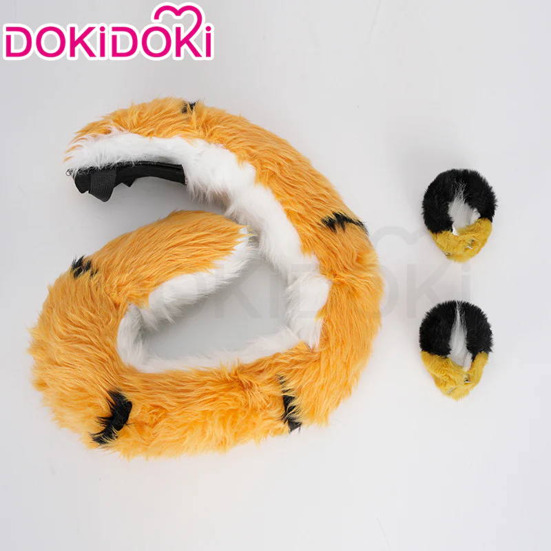 【In Stock】DokiDoki-R Game Zenless Zone Zero Cosplay JuFufu Costume / Tail / Ears Ju Fu Fu ZZZ - Image 8