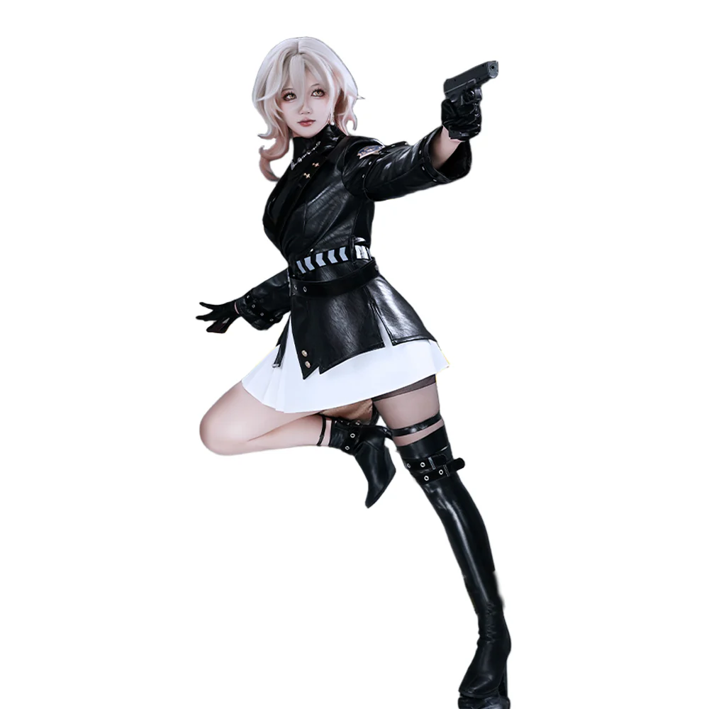 【In Stock】DokiDoki-R Honkai: Star Rail Cosplay Kuchiba Costume Black Jacket - Image 5