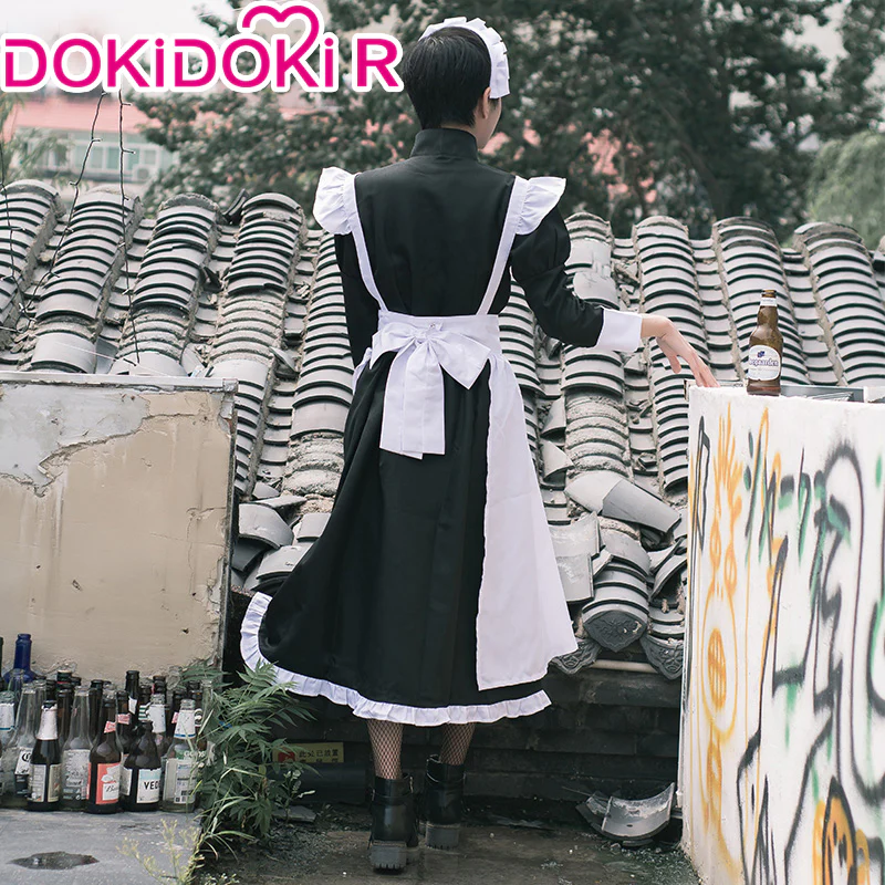 【Partially Ready For Ship】【Size M-3XL】DokiDoki-R Male Maid Cosplay  Costume Men  Gojo Satoru - Image 5