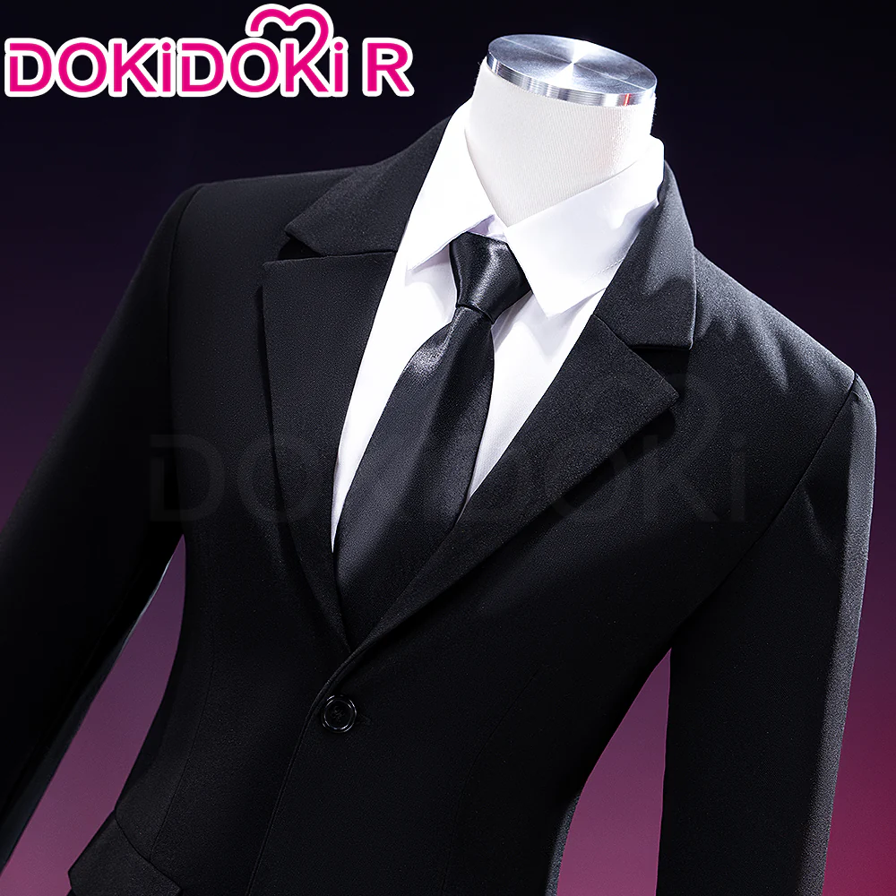 DokiDoki-R Manga Anime Cosplay Costume Suit Uniform Black White Burger Restaurant Assistant Halloween - Image 4