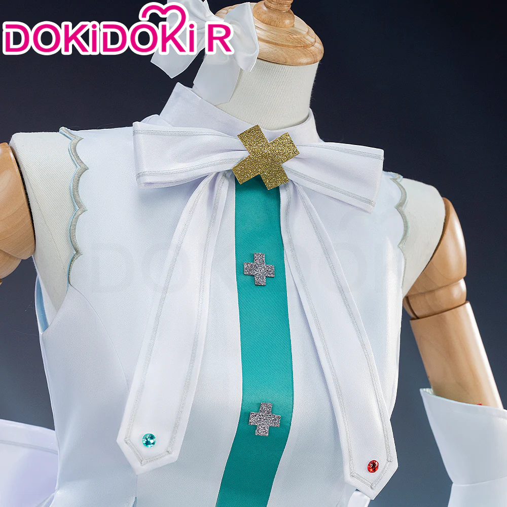 DokiDoki-R Movie Cosplay Costume Dress Open Meets WHO CAN'T SING From The Window SEKAI - Image 3