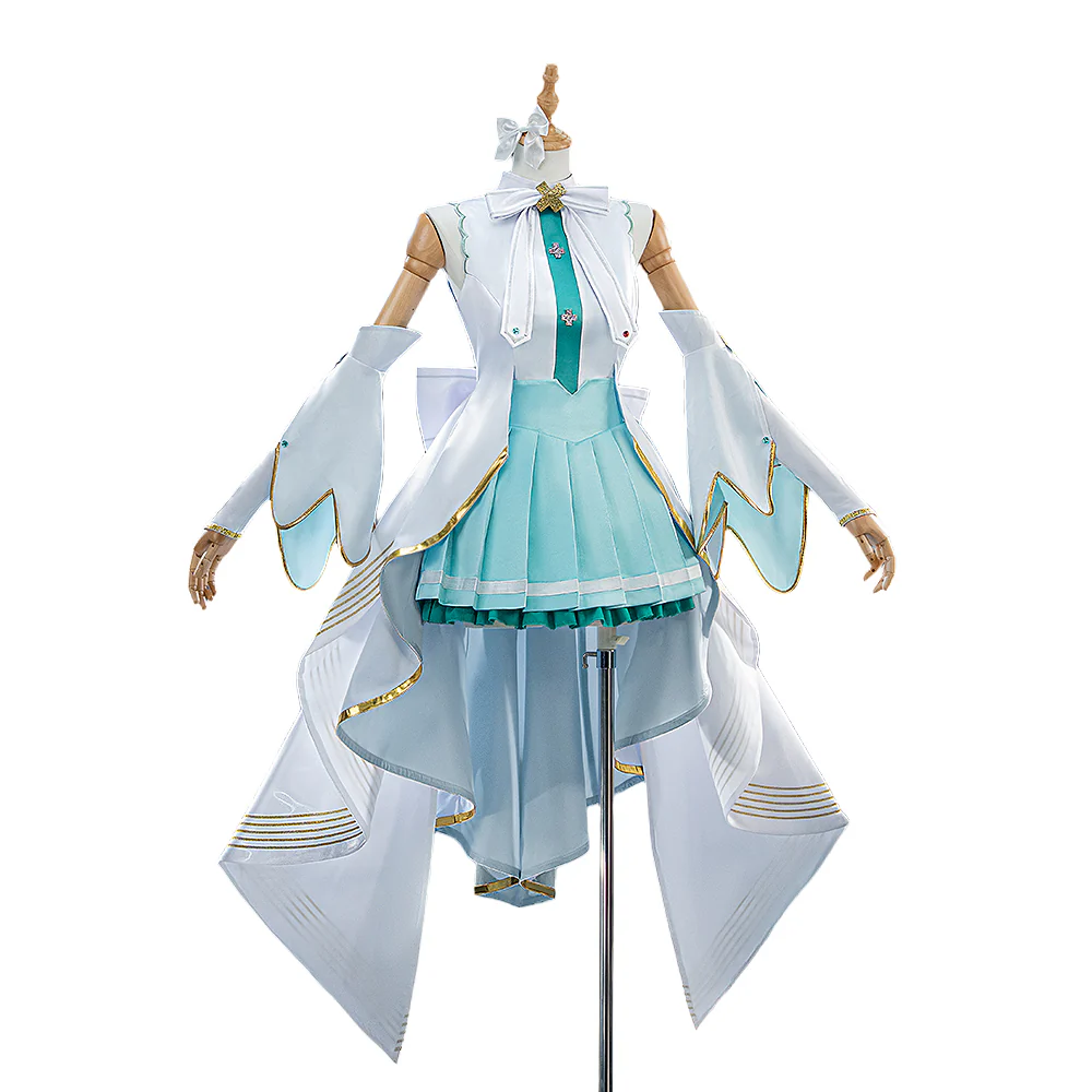 DokiDoki-R Movie Cosplay Costume Dress Open Meets WHO CAN'T SING From The Window SEKAI - Image 5