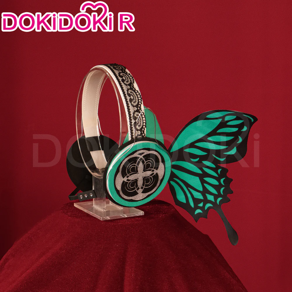 DokiDoki-R VSINGER Cosplay Lukaa Costume / Headphone Evening Black Dress MAGNET - Image 7