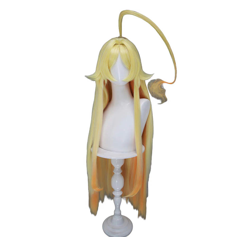 【Ready For Ship】DokiDoki Sentenced to Be a Hero Cosplay Teoritta Wig Long Blonde Orange Gradient Hair - Image 5