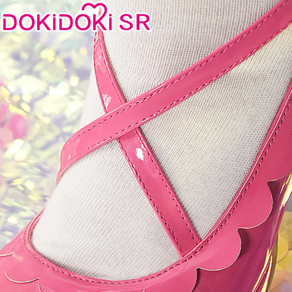 DokiDoki-SR Anime Aikatsu! Idol Activity Cosplay Hoshimiya Ichigo Shoes Pink Cute - Image 4
