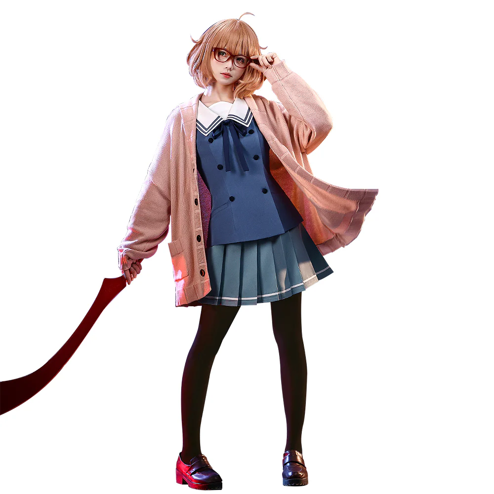 【Partially Ready For Ship】DokiDoki-SR Anime Beyond the Boundary Cosplay Kuriyama Mirai Costume - Image 5