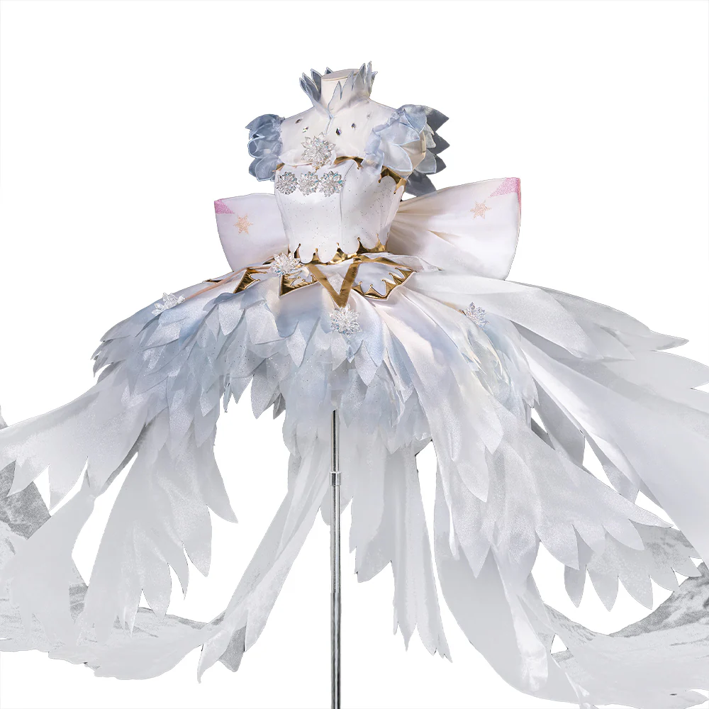 DokiDoki-SR Anime Card Captor Sakura Cosplay Kinomoto Sakura Costume Crystal Feather Dress Women Cardcaptor Sakura Clear Card - Image 4