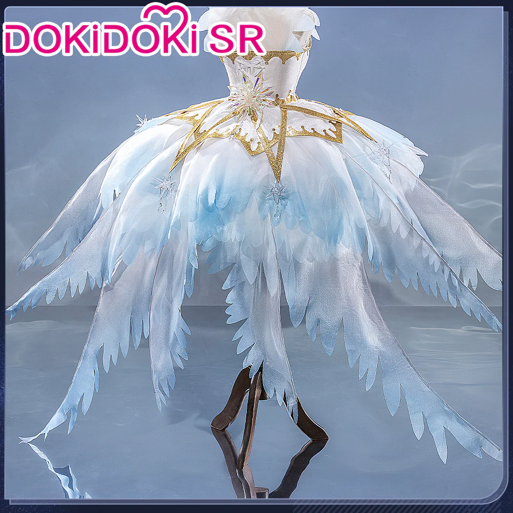 【Ready For Ship】DokiDoki-SR Anime Card Captor Sakura Cosplay Kinomoto Sakura Costume Crystal Feather Dress Women Cardcaptor Sakura Clear Card - Image 4