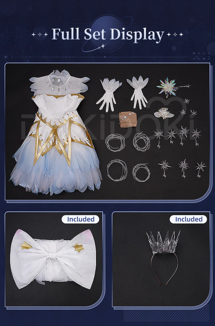 【Ready For Ship】DokiDoki-SR Anime Card Captor Sakura Cosplay Kinomoto Sakura Costume Crystal Feather Dress Women Cardcaptor Sakura Clear Card - Image 7