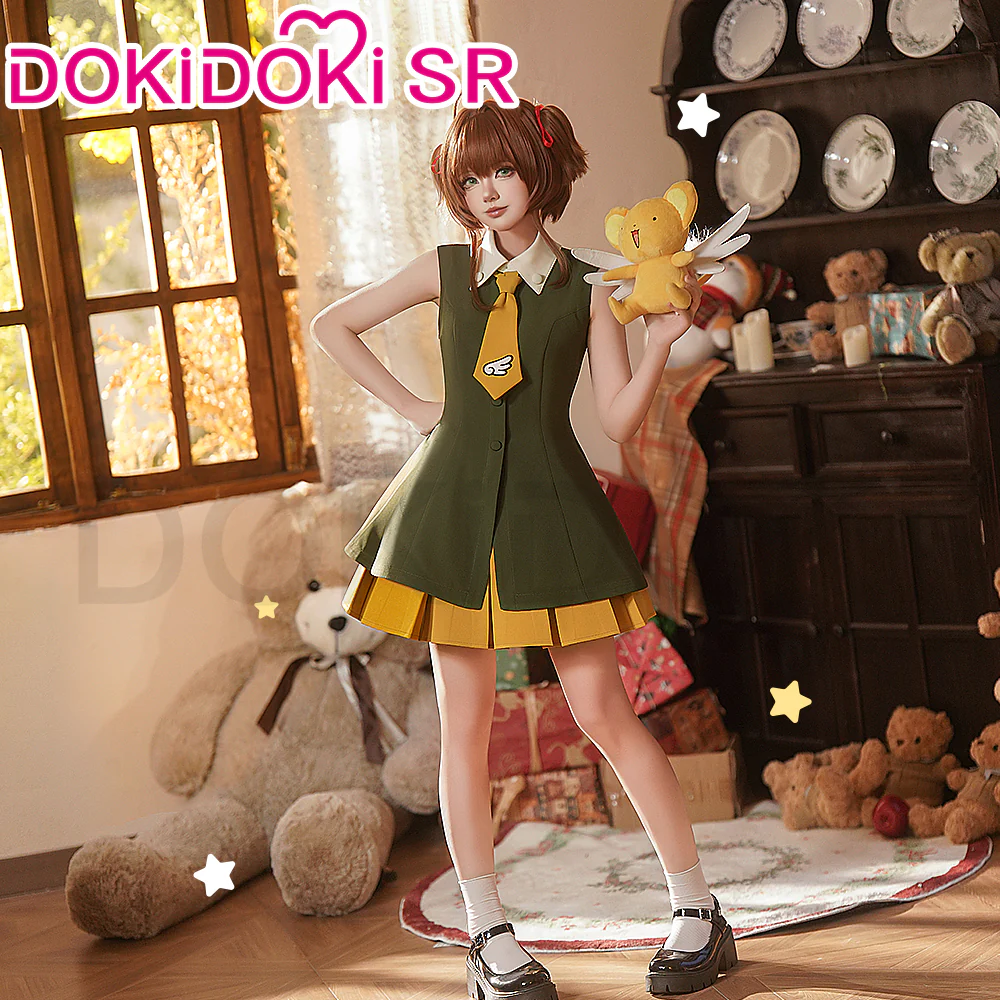 DokiDoki-SR Anime Card Captor Sakura Cosplay Kinomoto Sakura Costume Hong Kong Trip - Image 2