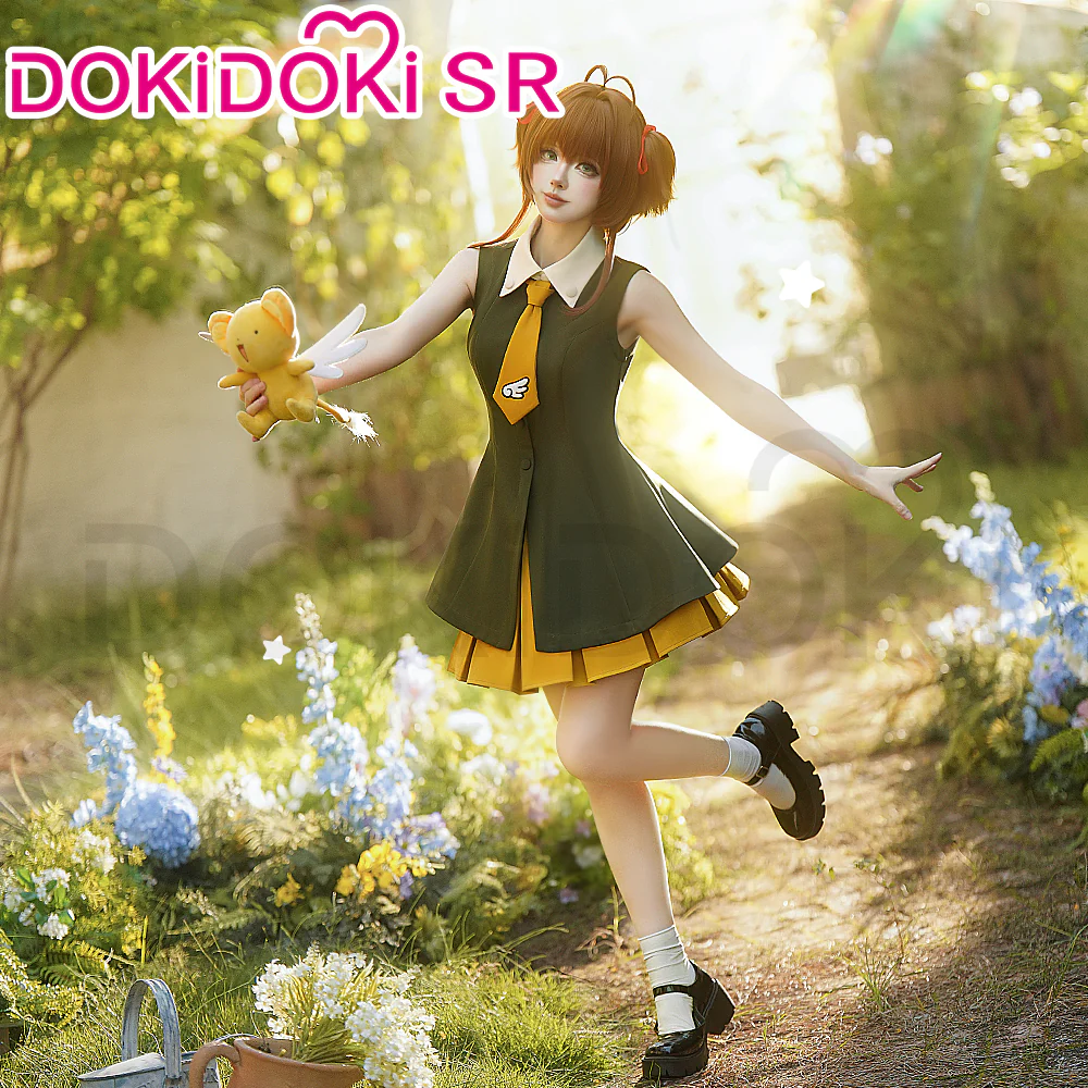 DokiDoki-SR Anime Card Captor Sakura Cosplay Kinomoto Sakura Costume Hong Kong Trip - Image 3