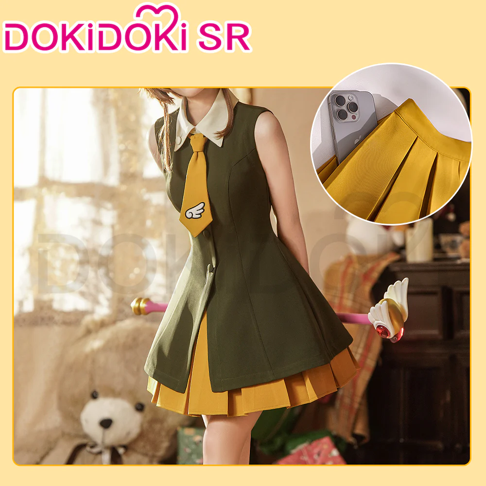 DokiDoki-SR Anime Card Captor Sakura Cosplay Kinomoto Sakura Costume Hong Kong Trip - Image 6