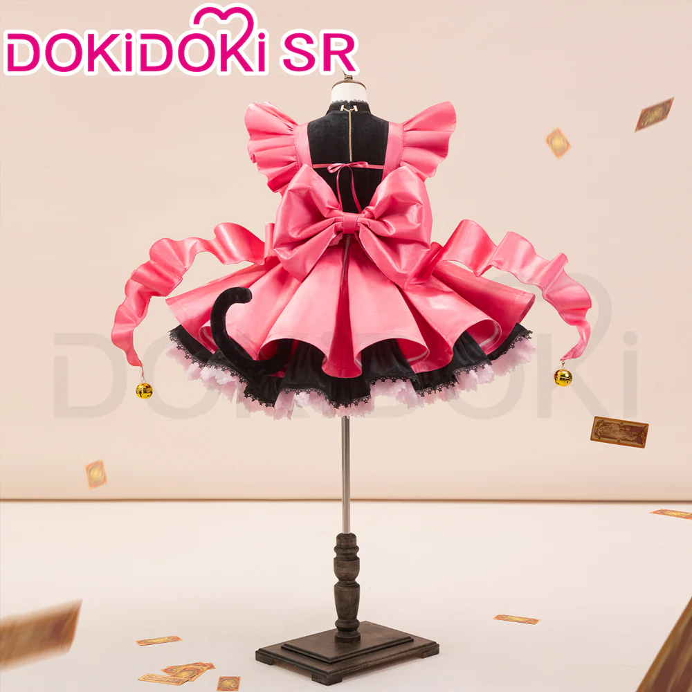 DokiDoki-SR Anime Card Captor Sakura Cosplay Thunder Card Kinomoto Sakura Costume Cute Black Cat Suit Dress Women Cardcaptor Sakura - Image 2